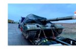 Thumbnail for the post titled: Танк Т-72 везут из испытательного центра